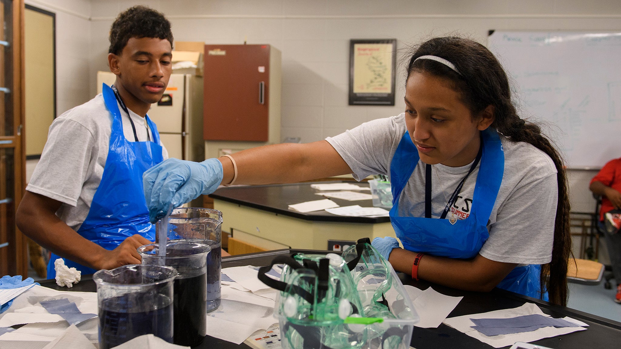 CSI summer camp gives students experiences in crime scene science The