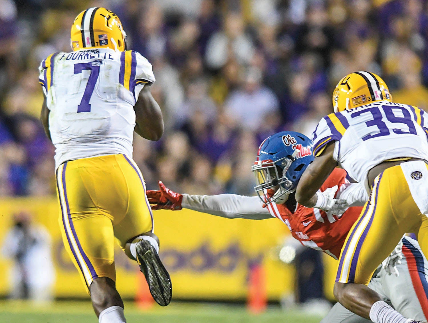 Leonard Fournette's Record Night Leads LSU Past Ole Miss - The Oxford ...