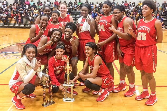 Lafayette's girls basketball earns 2-4A title with rout of Byhalia ...