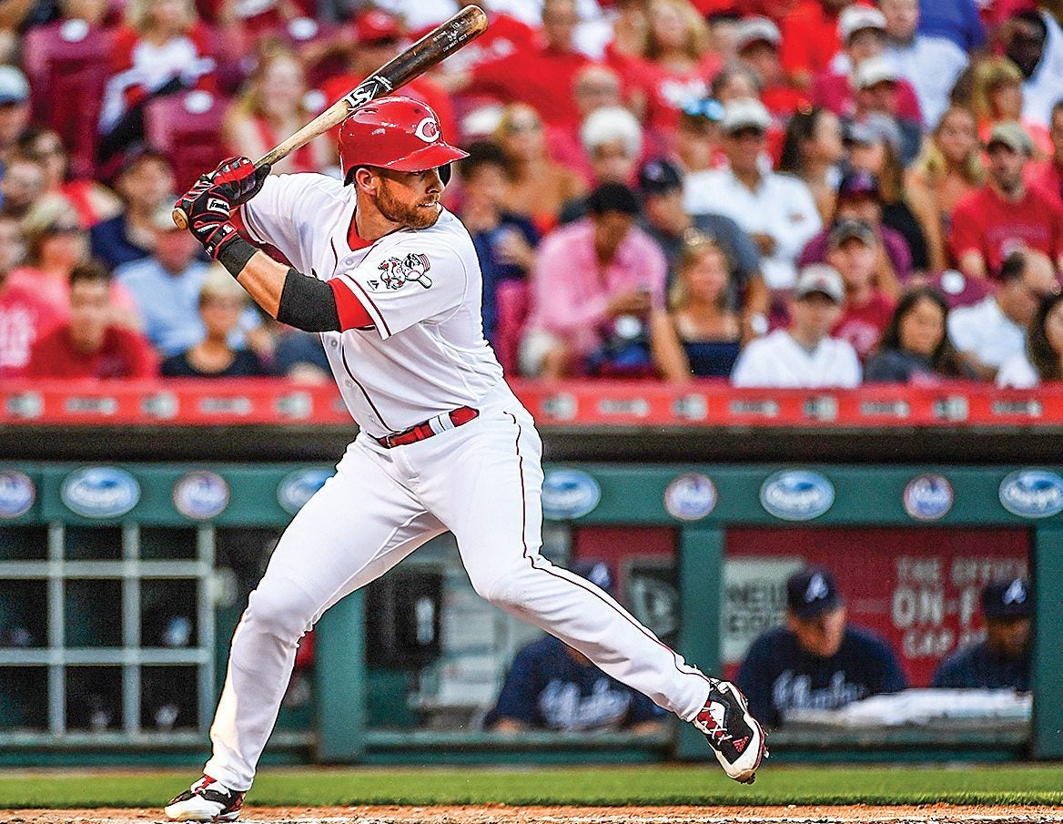 Zack Cozart Los Angeles Angels Majestic Home Cool Base Player