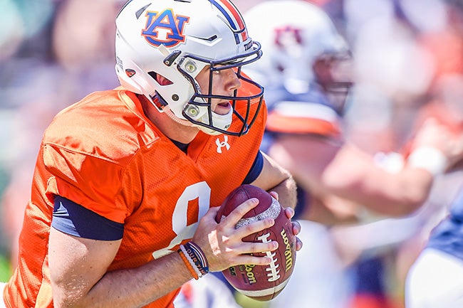 Auburn's offense put Jarrett Stidham behind in NFL, QB coach says 