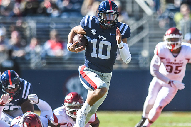 Jordan Ta'amu - Football - Ole Miss Athletics