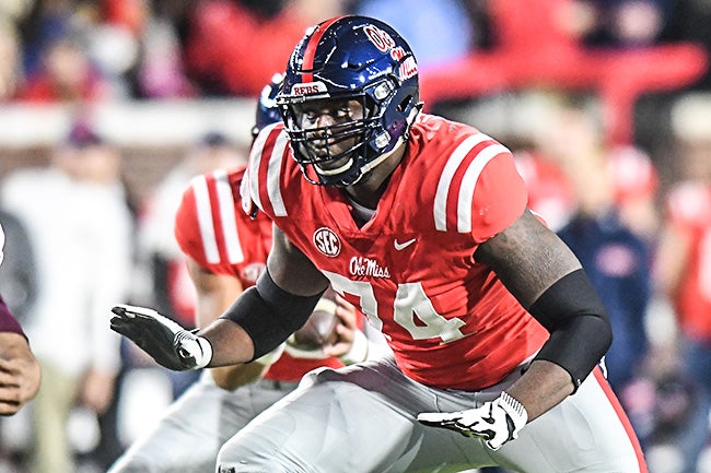 Former Allen, Ole Miss OL Greg Little taken 37th overall by