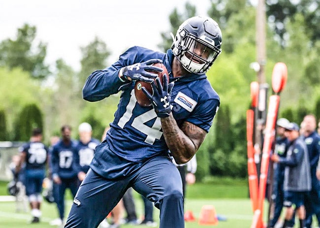 November 24, 2019: Seattle Seahawks wide receiver D.K. Metcalf (14