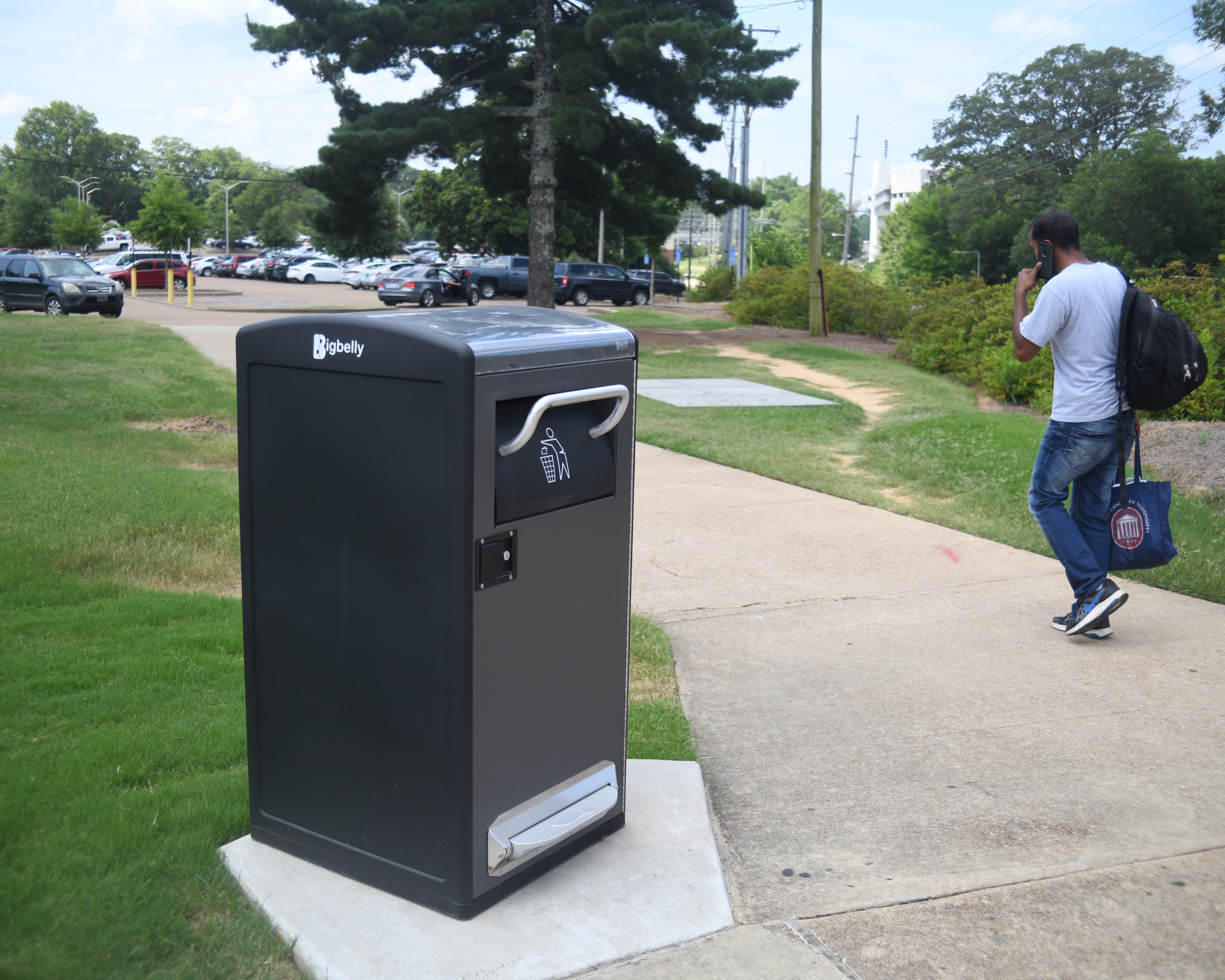 A look at UM's new $4,500 trash cans - The Daily Mississippian