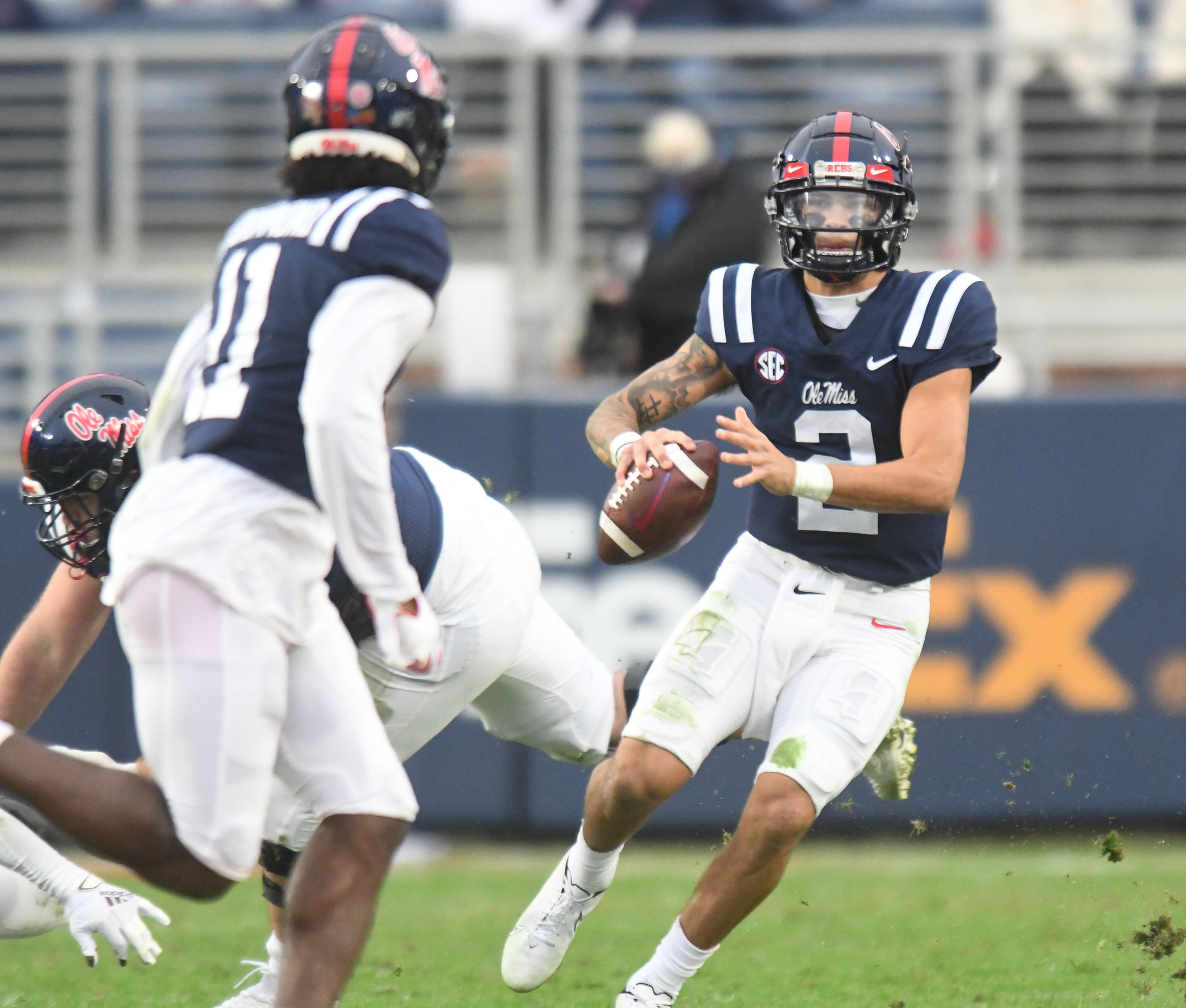 Kiffin: Matt Corral is "1,000 percent" returning for 2021 ...