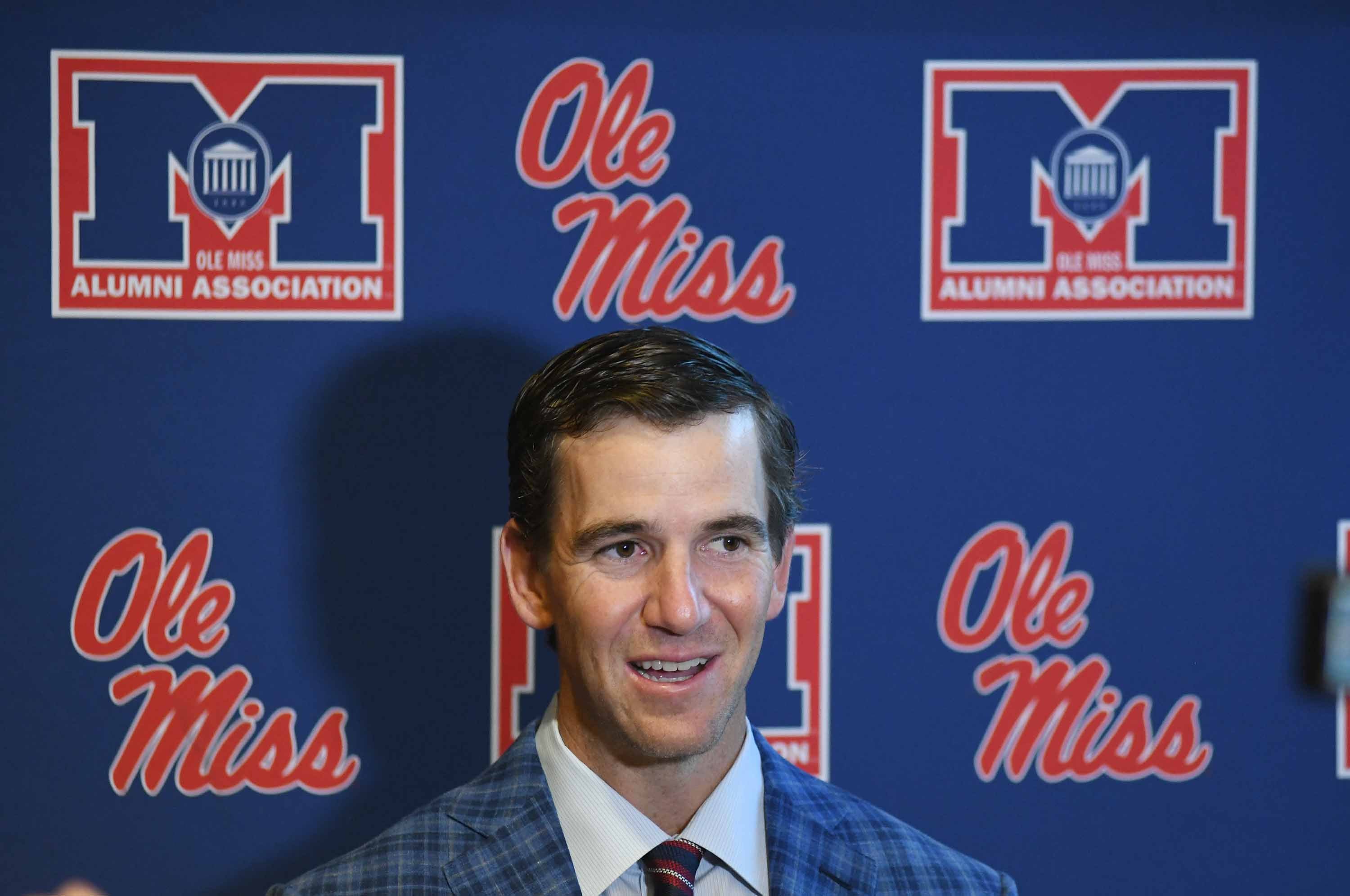 Ole Miss to Retire Eli Manning's Jersey Number