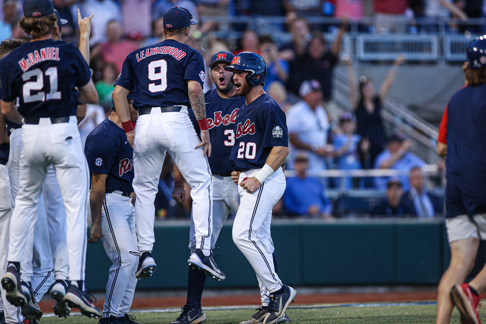 Ole Miss Wins Game One Of Cws Final Against Oklahoma The Oxford Eagle The Oxford Eagle