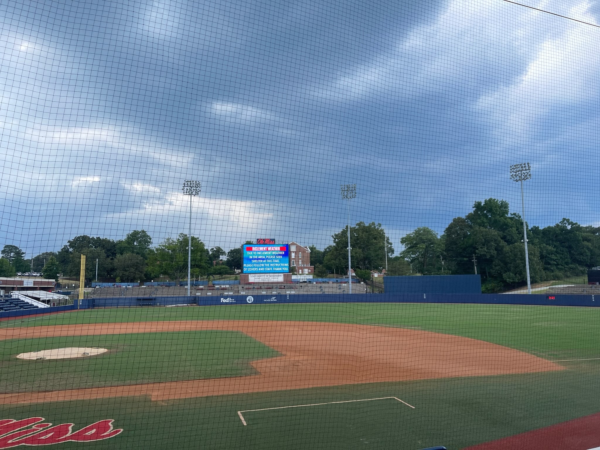 Ole Miss Baseball - Classic pinstripes for the Swayze Opener