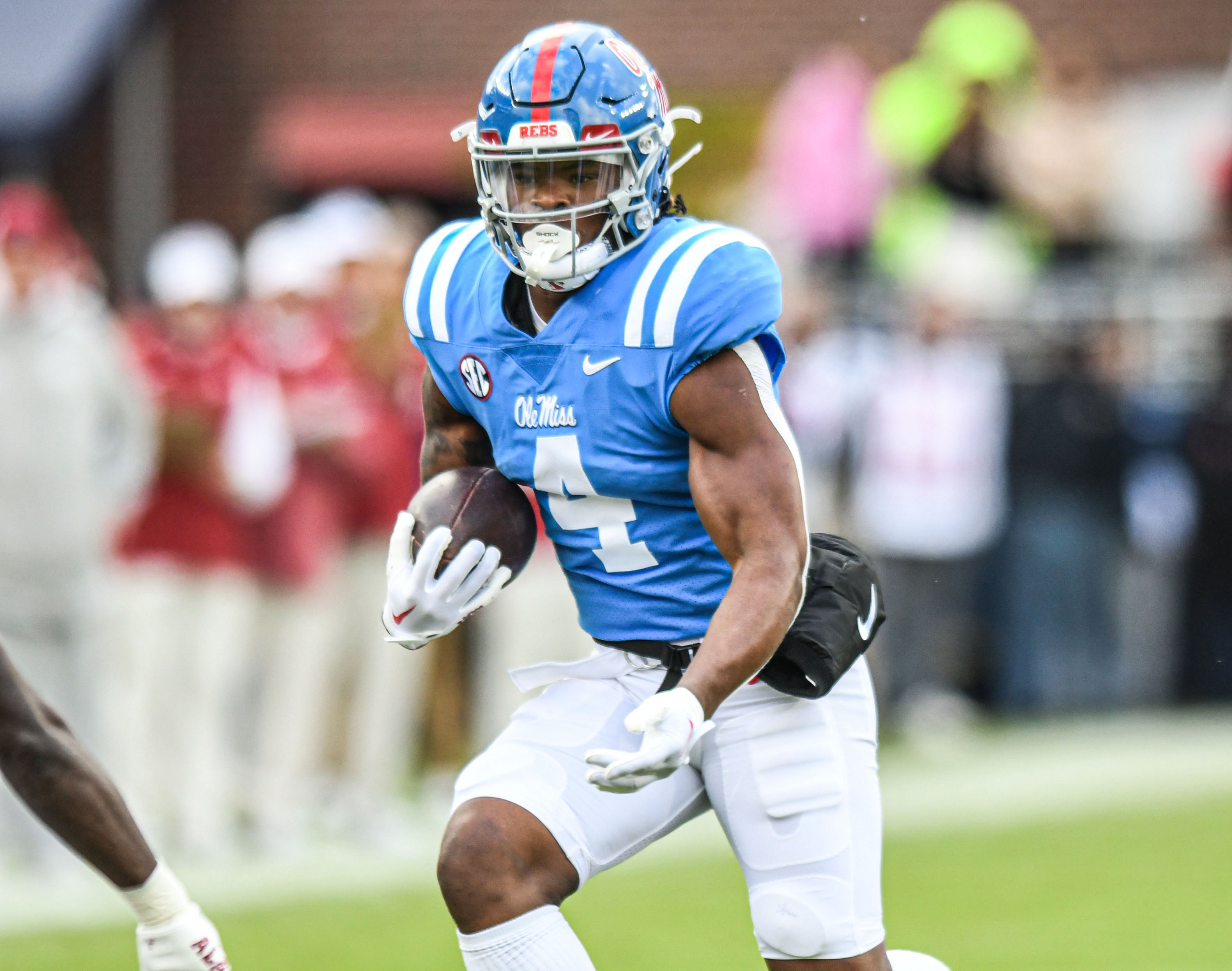 Judkins sets singleseason rushing record in loss to Arkansas The