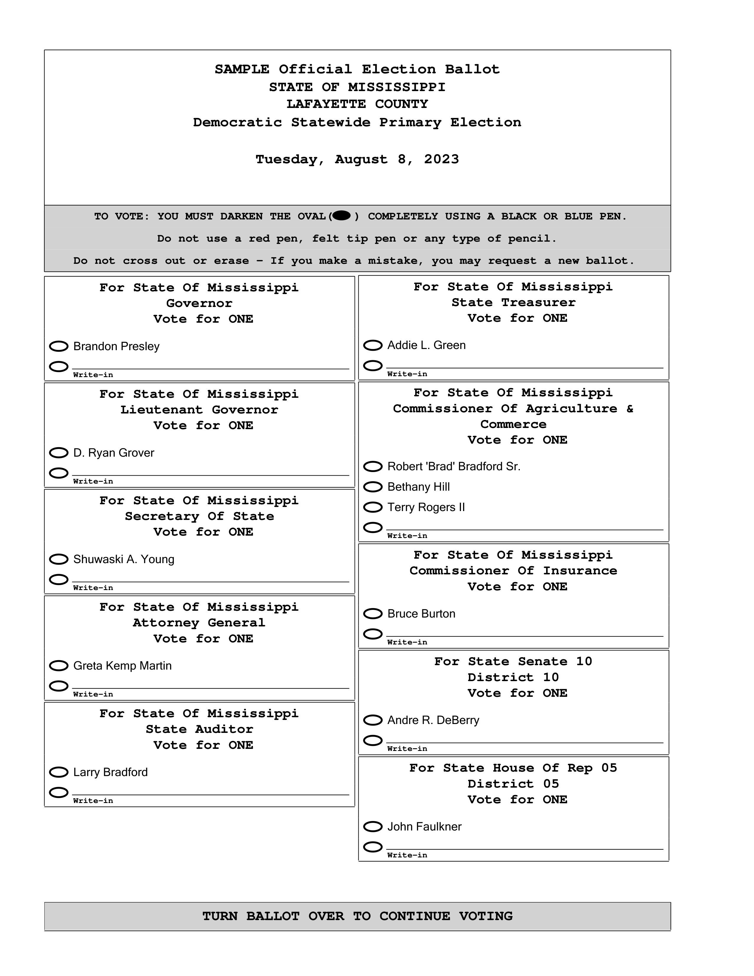 Chicago Sample Ballot March 2024 Cassie Joelly