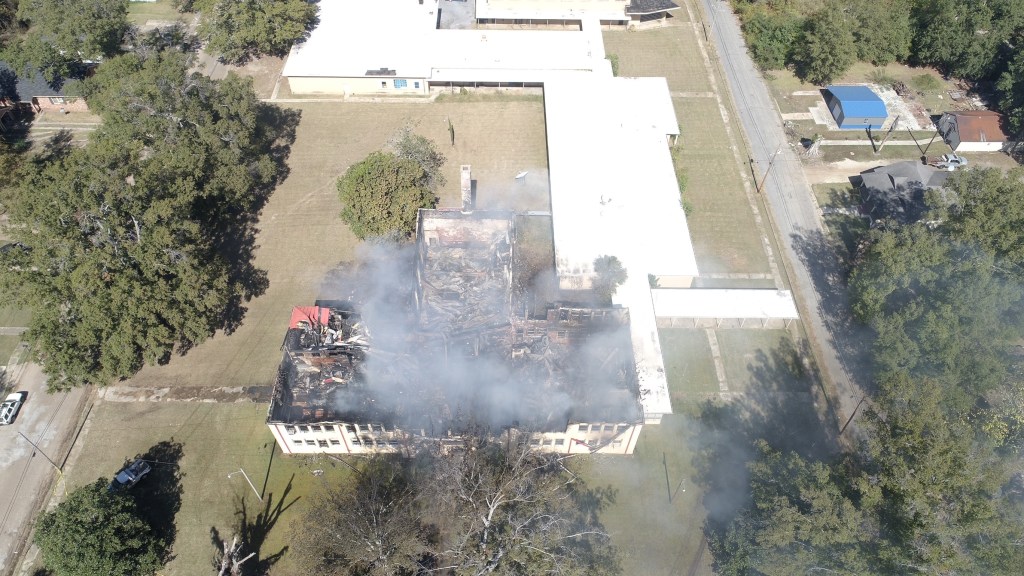 Seven Juveniles suspected in Drew School Fire