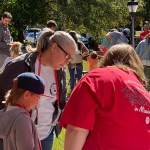 On Saturday, a significant crowd gathered in Oxford at the Oxford-Lafayette Public Library to witness the annular solar eclipse