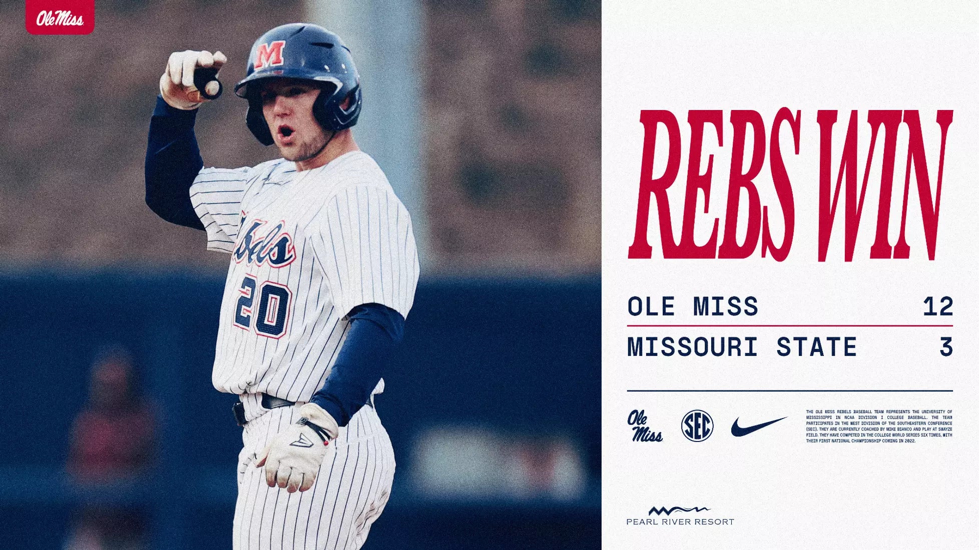 Ole Miss Baseball Continues To Roll In Win Over Missouri State - The ...