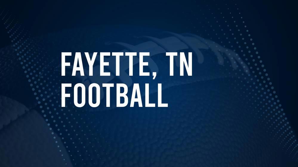 How to Watch Fayette County, TN High School Football Games Streaming Live – August 30