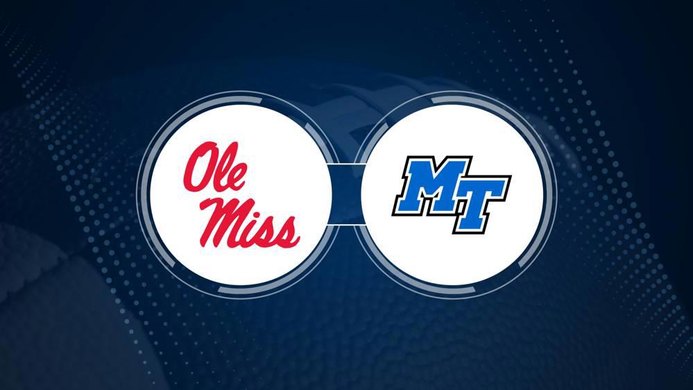 Ole Miss vs. Middle Tennessee: Odds, spread, and over/under - Sept. 7