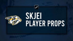 Brady Skjei Player Prop Bets for the Predators vs. Stars Game - October 10