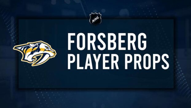 Filip Forsberg Player Prop Bets for the Predators vs. Stars Game - October 10