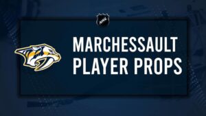 Jonathan Marchessault Player Prop Bets for the Predators vs. Red Wings Game - October 12