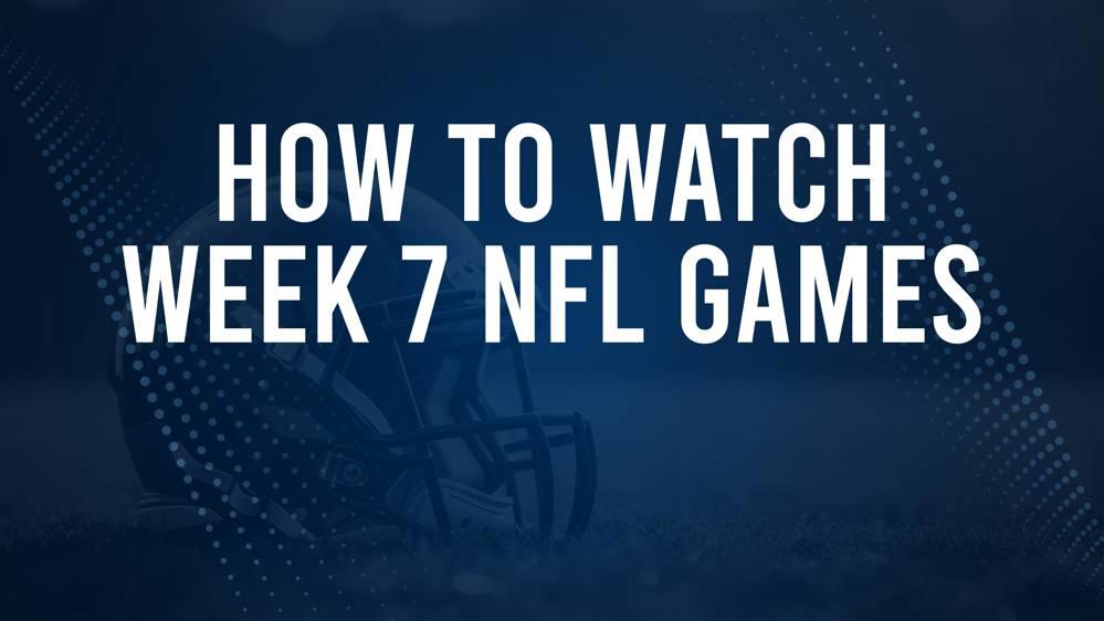 NFL Week 7 TV Schedule, Streams, Start Times, Channels