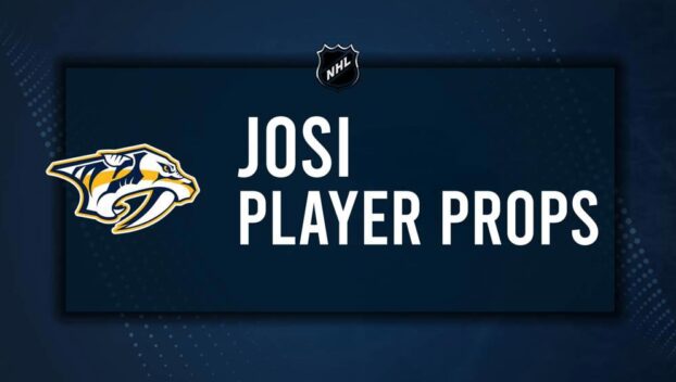 Roman Josi Player Prop Bets for the Predators vs. Red Wings Game - October 19