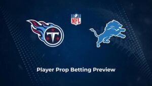 Titans vs. Lions Player Props & Odds – Week 8