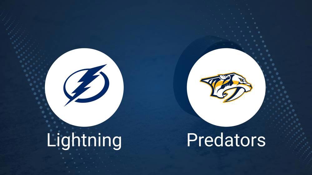 Where to Watch Tampa Bay Lightning vs. Nashville Predators on TV or Streaming Live - October 28