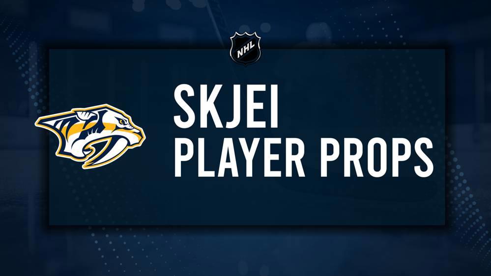 Brady Skjei Player Prop Bets for the Predators vs. Canucks Game - November 17