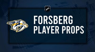 Filip Forsberg Player Prop Bets for the Predators vs. Lightning Game - November 29