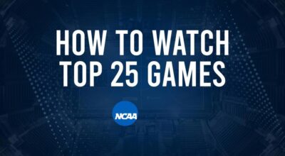 How to Watch Top 25 College Basketball Games - Wednesday, November 20