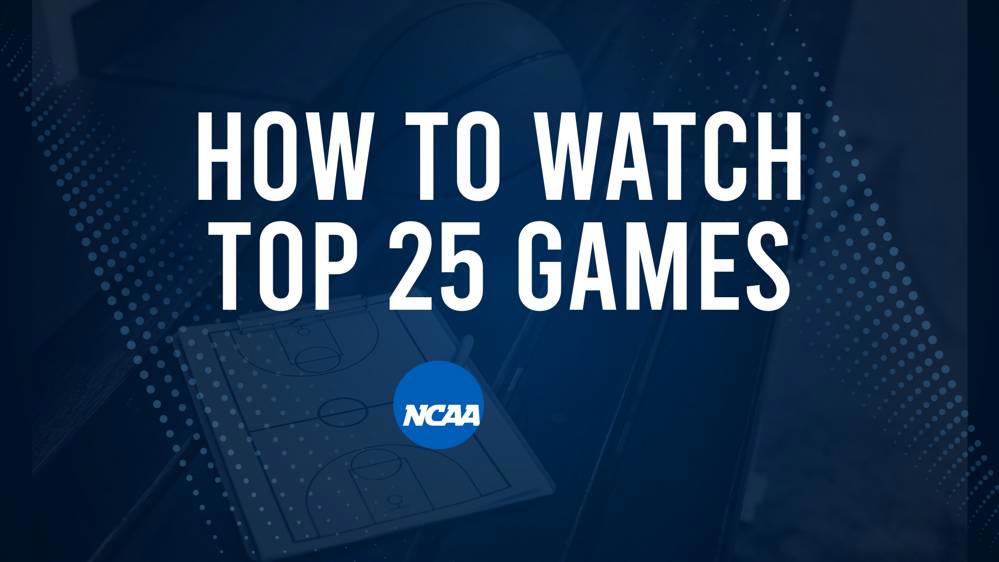 How to Watch Top 25 Women's College Basketball Games - Saturday, November 23