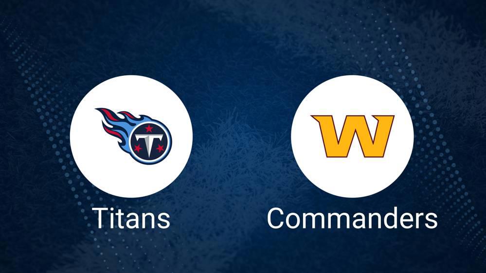 Titans vs. Commanders Predictions & Picks: Odds, Moneyline, Spread - Week 13