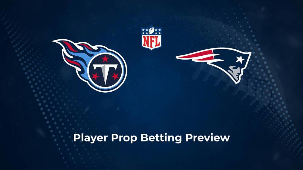 Titans vs. Patriots Player Props & Odds – Week 9