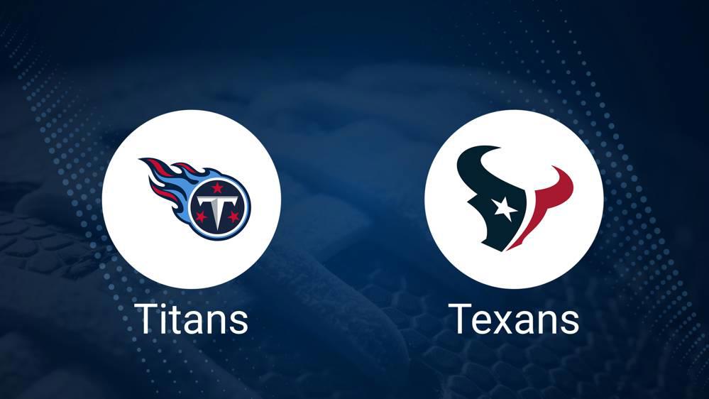 Titans vs. Texans Predictions & Picks: Odds, Moneyline, Spread - Week 12