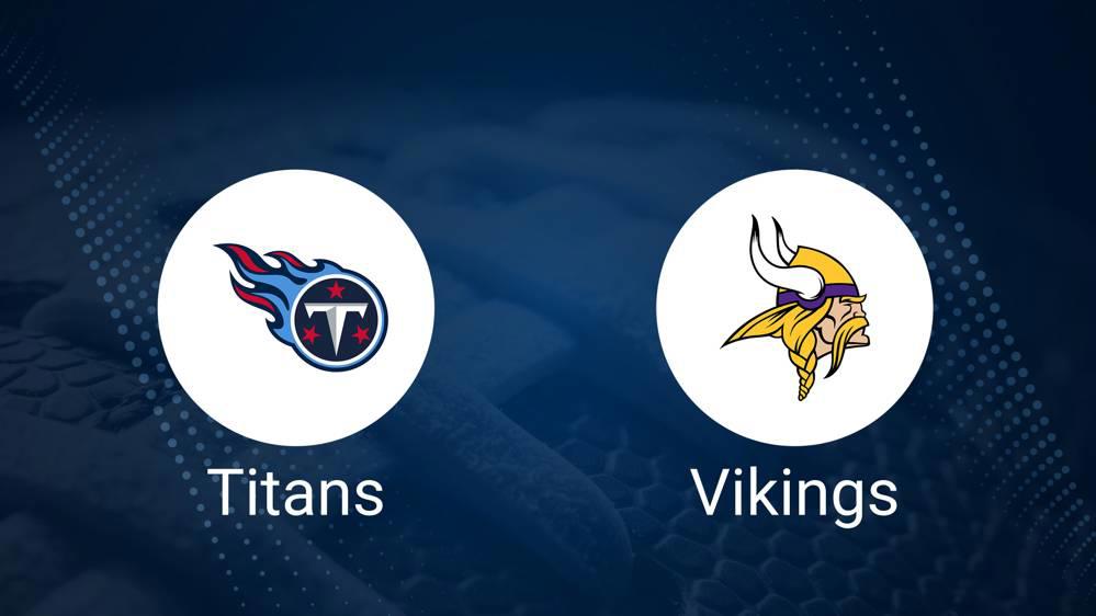 Titans vs. Vikings: Odds, Moneyline, and Spread - Week 11