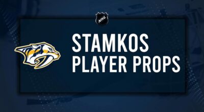 Steven Stamkos Player Prop Bets for the Predators vs. Jets Game - December 30