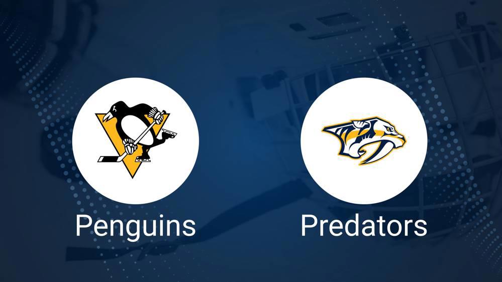 Penguins vs. Predators Injury Report Today - February 1