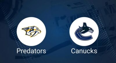 Where to Watch Nashville Predators vs. Vancouver Canucks on TV or Streaming Live - January 3