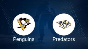 Where to Watch Pittsburgh Penguins vs. Nashville Predators on TV or Streaming Live - February 1