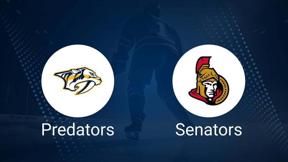 Predators vs. Senators Injury Report Today - February 3
