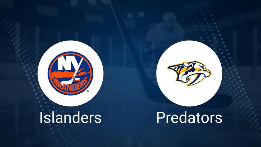 Where to Watch New York Islanders vs. Nashville Predators on TV or Streaming Live - March 1